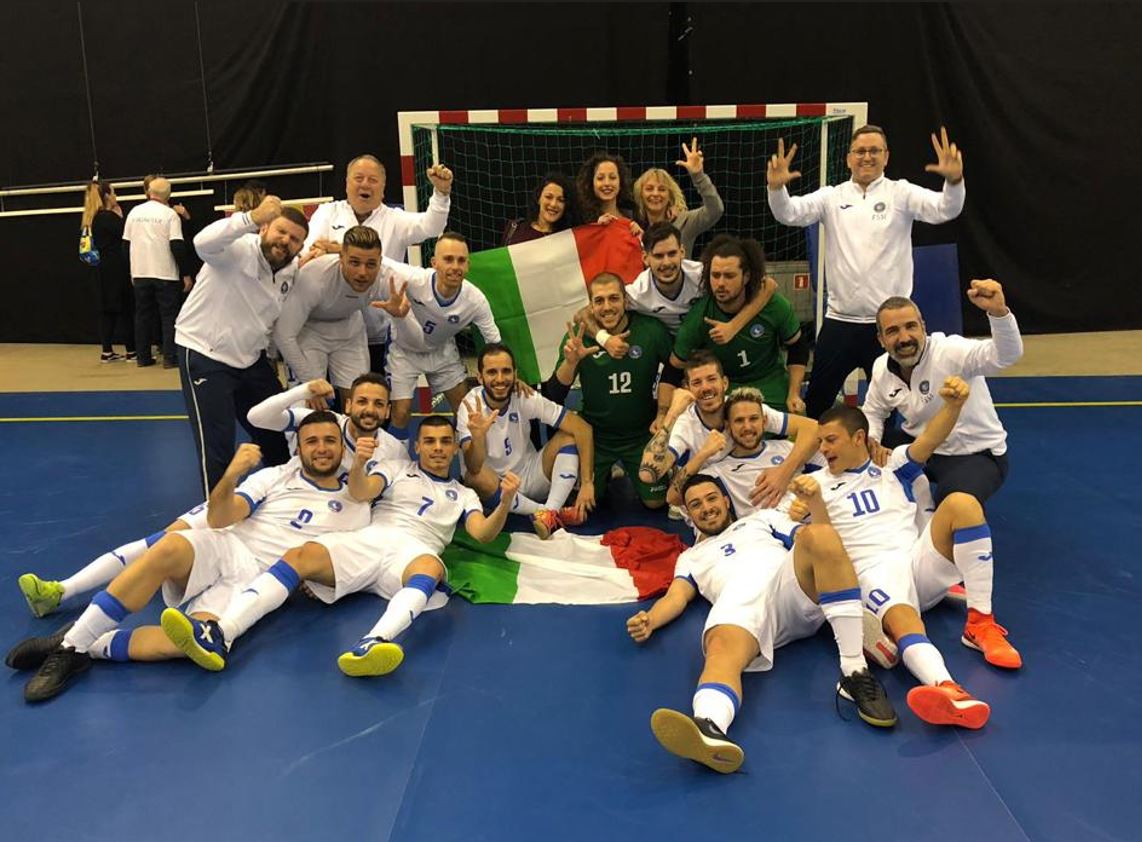 La nazionale italiana Calcio a 5 Sordi ad Albinea per preparare il