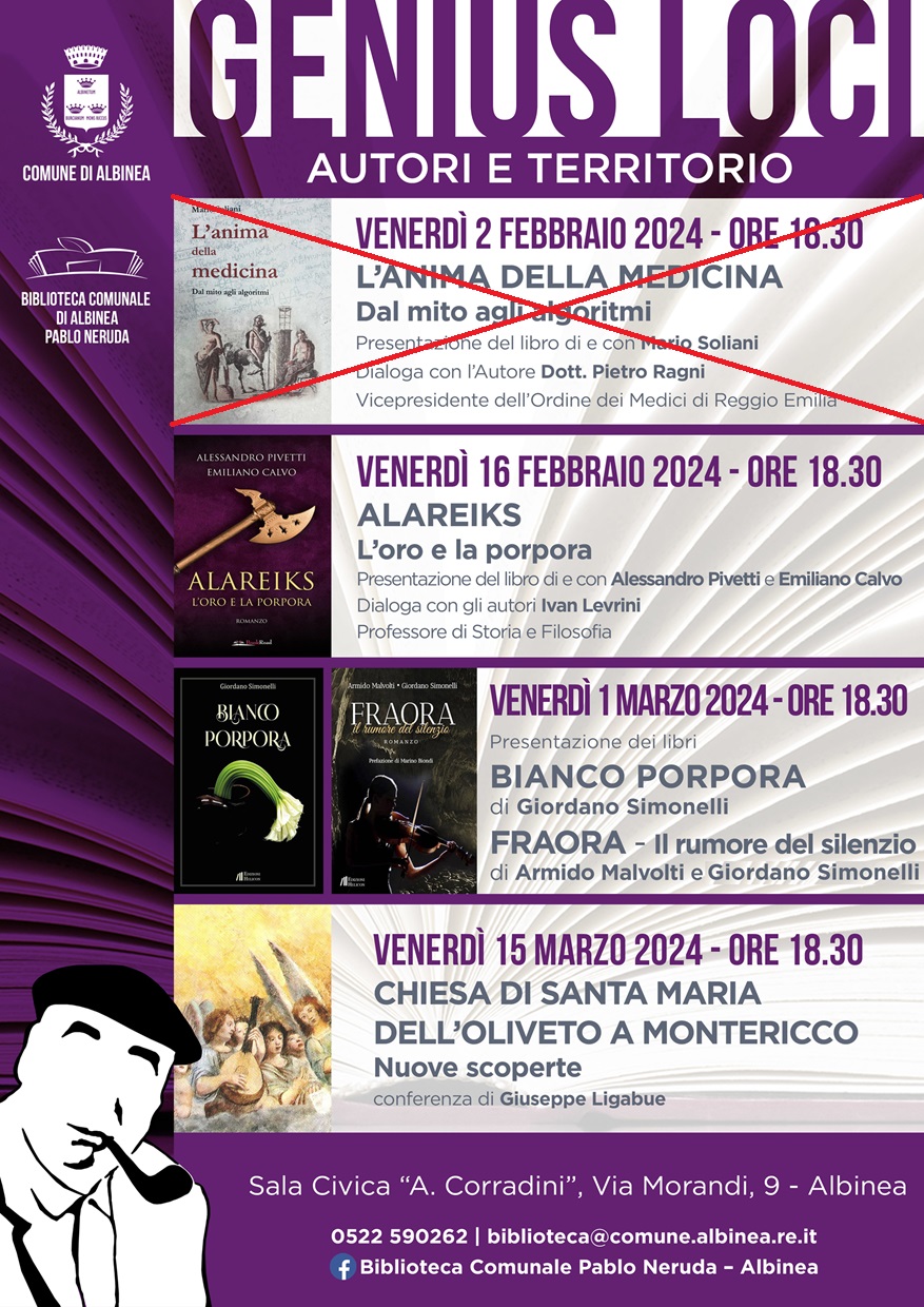 Genius Loci 2024 un calendario ricco di talenti del nostro territorio