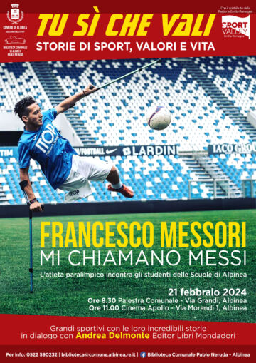 Leggi: «Il 21 febbraio Francesco Messori si…»