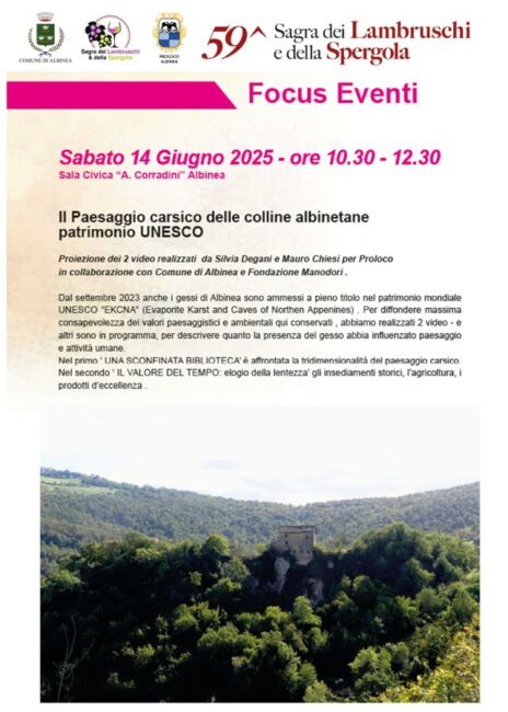 Leggi: «Sabato 14 giugno la proiezione dei…»