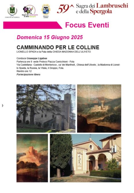 Leggi: «Domenica 15 giugno la passeggiata con…»