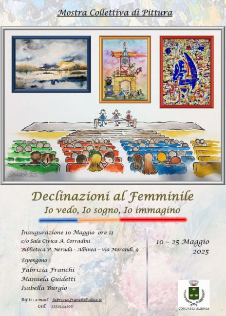 Leggi: «Sabato 10 maggio inaugurerà la mostra…»