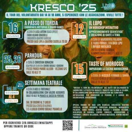 Leggi: «Parte “Kresco 2025”: il tour del…»