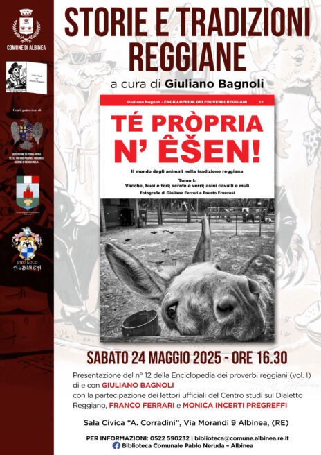 Leggi: «Sabato 24 maggio la presentazione di…»