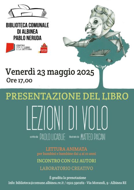 Leggi: «Venerdì 23 maggio “Lezioni di Volo”:…»