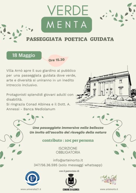 Leggi: «Il 18 maggio la passeggiata poetica…»