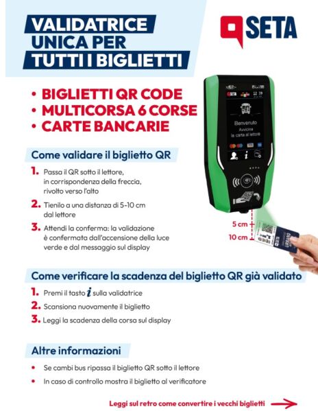 Leggi: «Nuovo sistema di bigliettazione per Seta»