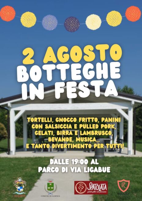 Leggi: «Il 2 agosto ci sarà Botteghe…»