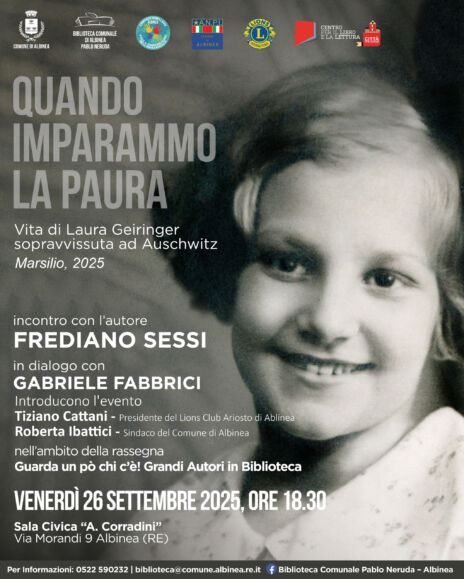 Leggi: «Venerdì 26 settembre la presentazione del…»
