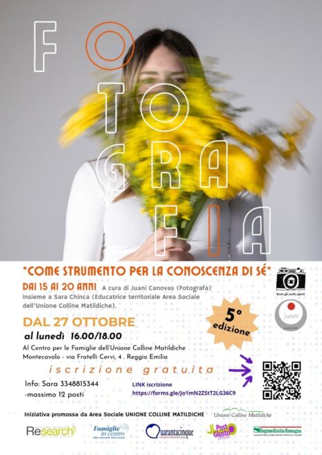 Leggi: «Aperte le iscrizioni al laboratorio fotografico…»