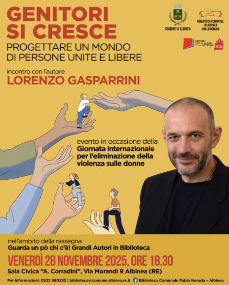 Leggi: «Il 28 novembre Lorenzo Gasparrini in…»