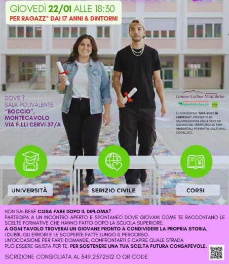 Leggi: &laquo;Cosa fare dopo il diploma? Il&hellip;&raquo;