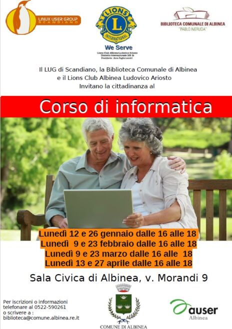 Leggi: «Tornano in sala civica i corsi…»