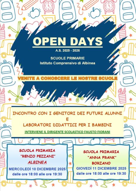 Leggi: «Il 10 e l’11 dicembre scuole…»