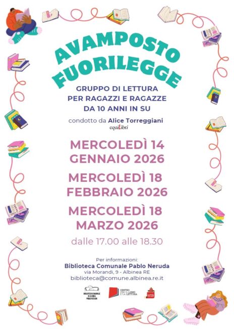 Leggi: «Torna il gruppo di lettura “Avamposto…»