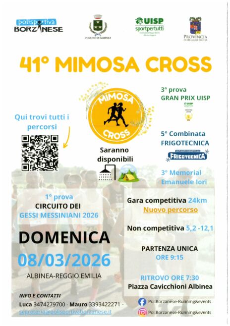 Leggi: &laquo;Domenica 8 marzo la 41esima edizione&hellip;&raquo;