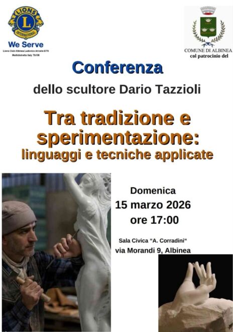 Leggi: «Domenica 15 marzo conferenza dello scultore…»