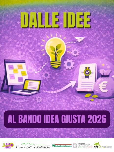 Leggi: &laquo;Bando l’Idea Giusta 2026: domande entro&hellip;&raquo;