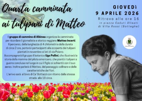 Leggi: &laquo;Giovedì 9 aprile la quarta “Camminata&hellip;&raquo;