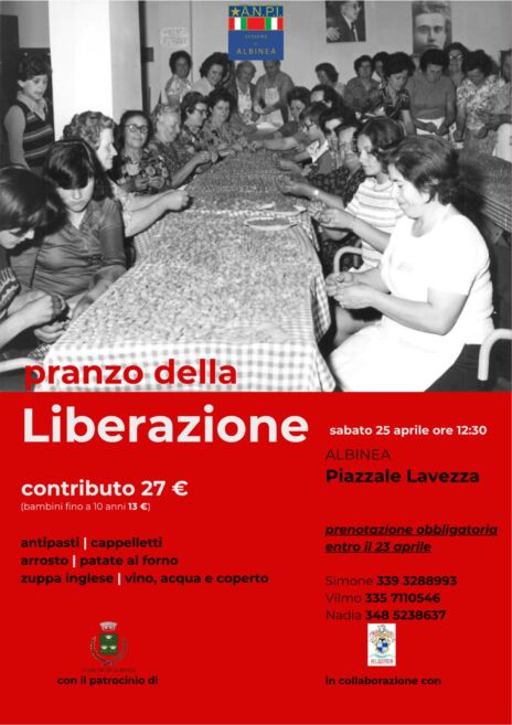 Leggi: «Sabato 25 aprile il Pranzo della…»