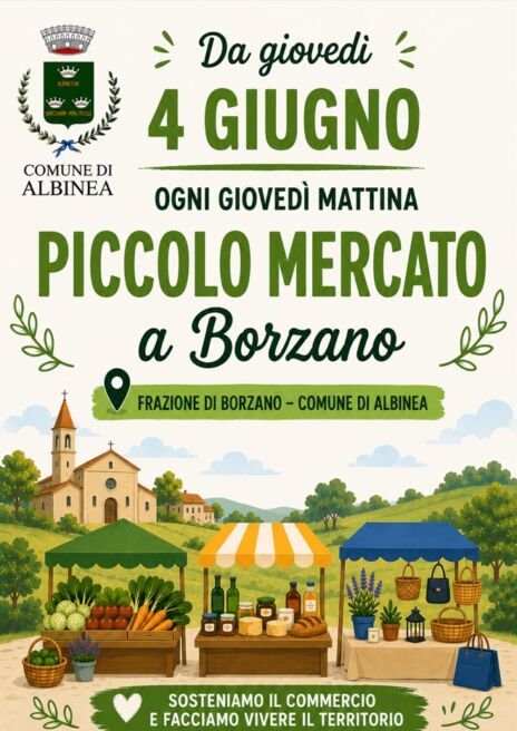Leggi: &laquo;Dal 4 giugno il piccolo mercato&hellip;&raquo;