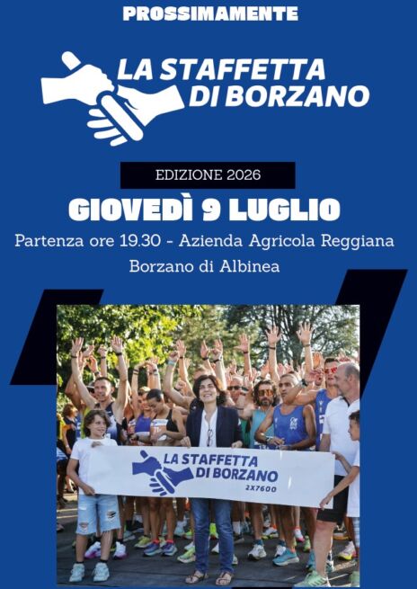 Leggi: &laquo;Giovedì 9 luglio la “Staffetta di&hellip;&raquo;