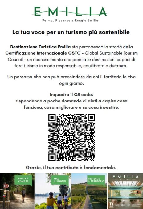 Leggi: «Turismo sostenibile: partecipa al sondaggio»