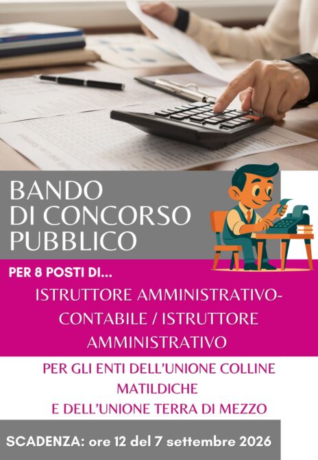 Leggi: &laquo;Concorso per 8 posti di istruttore&hellip;&raquo;