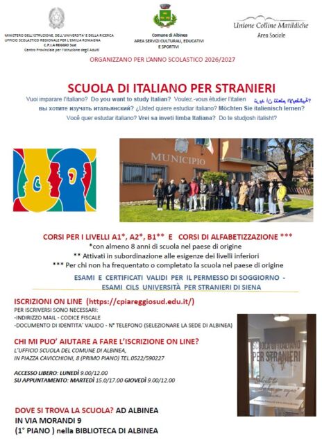 Leggi: &laquo;Riparte la scuola di italiano per&hellip;&raquo;