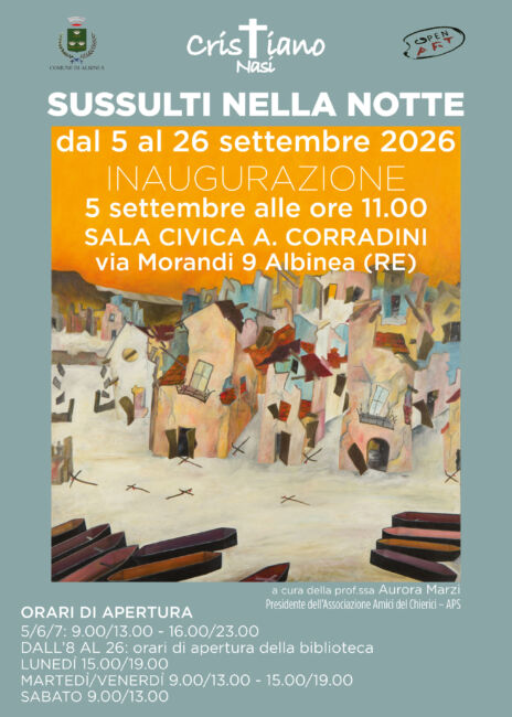 Leggi: &laquo;Sabato 5 settembre la mostra di&hellip;&raquo;