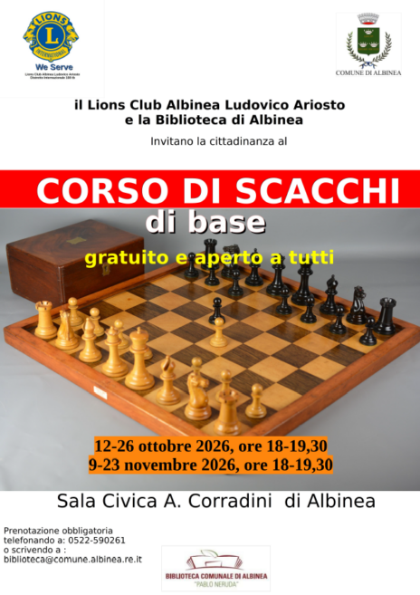 Leggi: «Riparte il corso base e gratuito…»