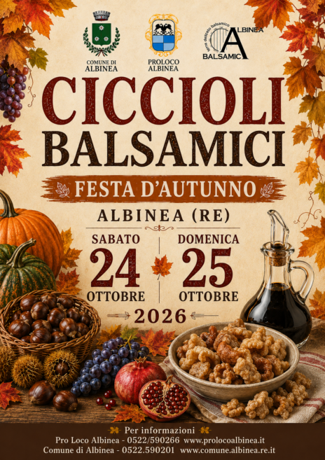 Leggi: &laquo;Ciccioli Balsamici 2026: aperte le adesioni&raquo;