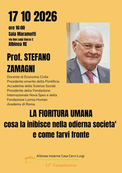Leggi: &laquo;Sabato 17 ottobre il professor Stefano&hellip;&raquo;