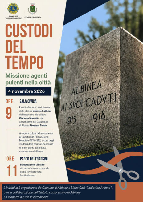 Leggi: «Il 4 novembre una mattinata con…»